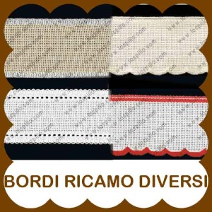 bordi ricamo diversi