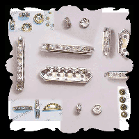 divisori e perle strass