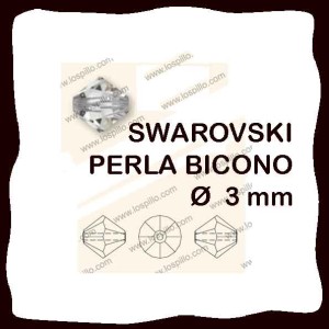 perle cristallo bicono 3 mm