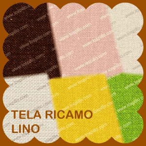 tele ricamo lino