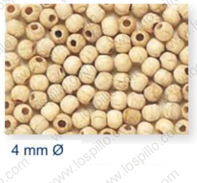 15 Sfere Di Legno Grezzo FSC 100% - &Oslash; 15 Mm, Forate 4 Mm, Per Fai Da Te