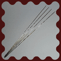 4 ferri doppia punta da 40cm