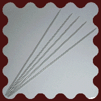 5 ferri doppia punta da 30cm
